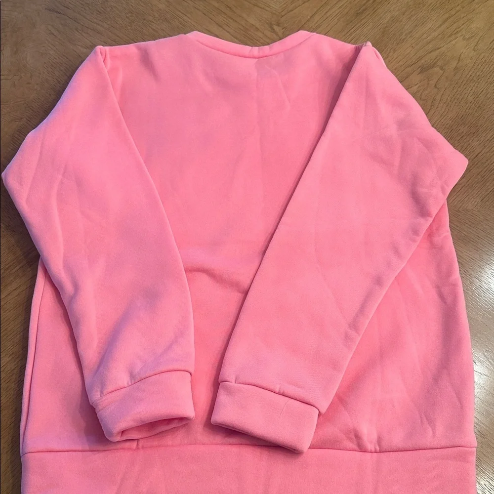 Pink Merry Christmas Sweatshirt One Size